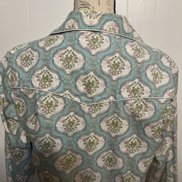 Walls Authentic Ranch Wear Women’s Western Shirt Medium Pearl Snap Cowgirl Ranch - Picture 4 of 8